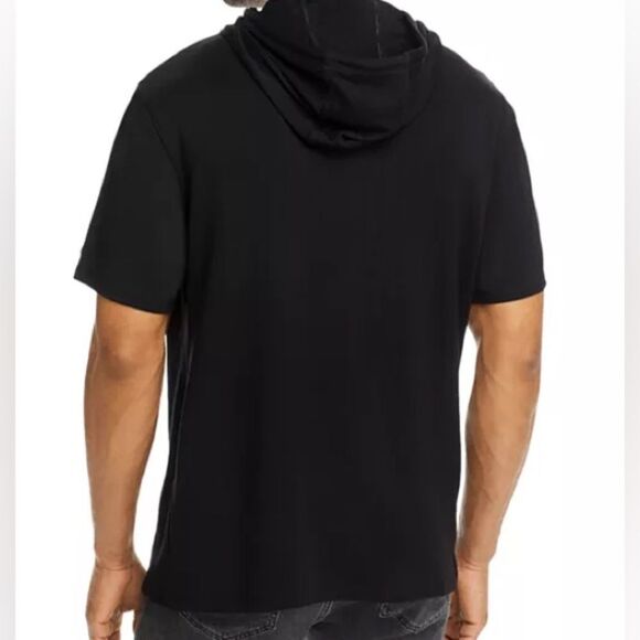 NWT Karl Lagerfeld Paris French Terry Navy Blue Hoodie M - Picture 3 of 8